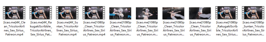 【MMD】[Mister Pink 天狼星Sirius 4K] [4GB]