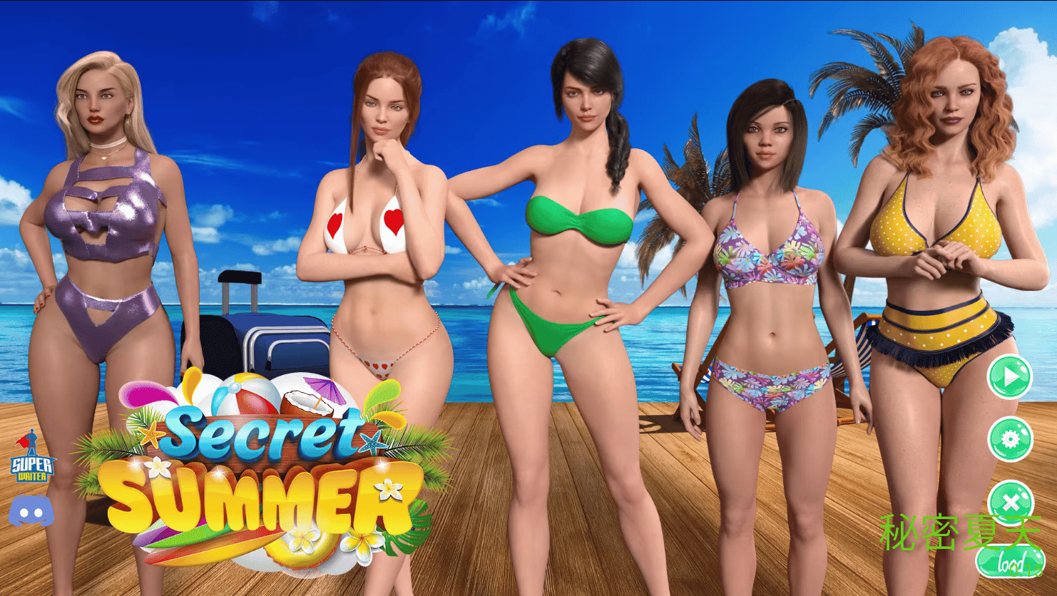 [欧美] 秘密夏日 Secret Summer V0.15 精翻汉化版+目录CG[PC+安卓][4月更新/500M]