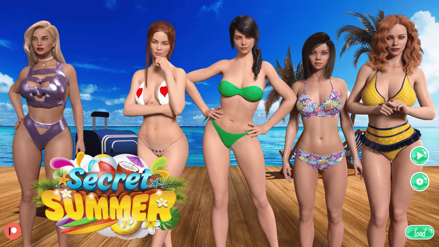 [欧美] 秘密夏日 Secret Summer V0.14 精翻汉化版+全CG[PC+安卓][4月更新/800M]