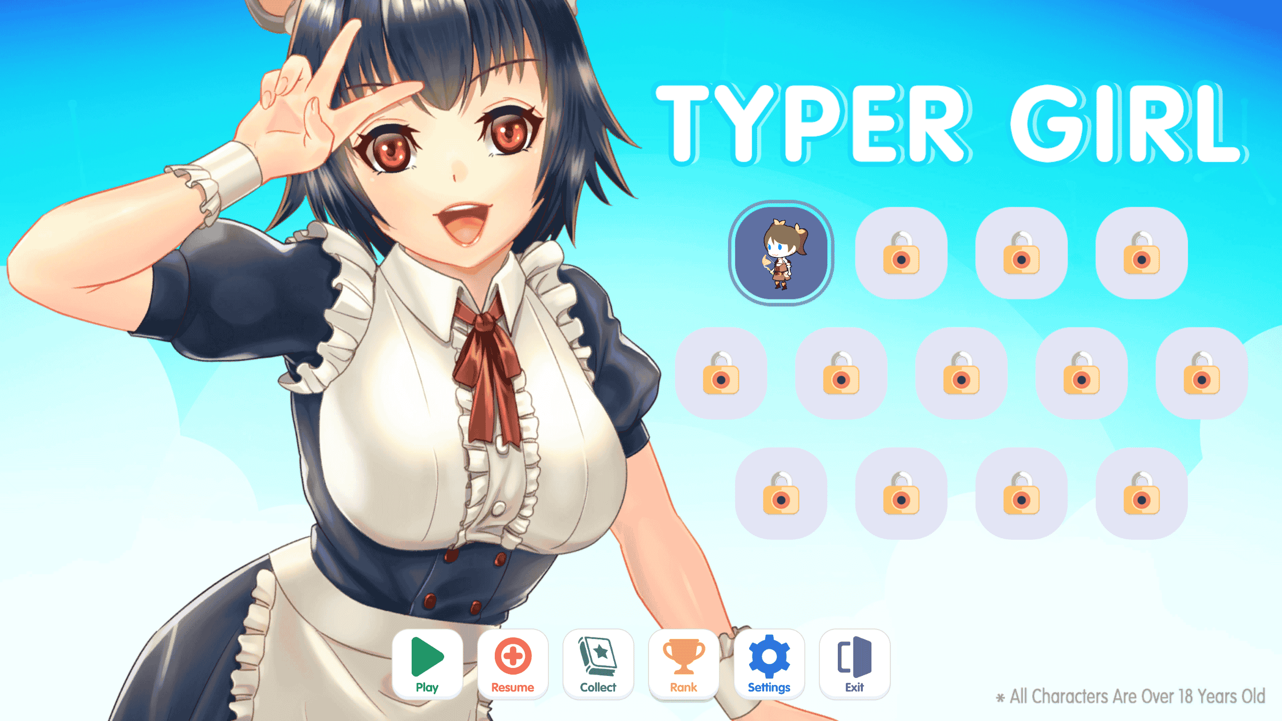 [日系] 打字游戏：十二生肖女孩的秘密 官方中文步兵版[新作/300M] - 二次元文化技术交流站